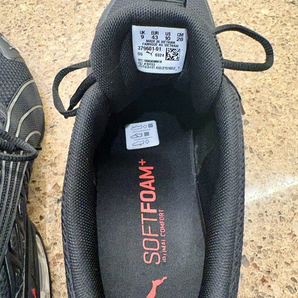 Mens Puma Voltaic Evo Running Shoe w/Softfoam - Black Size 10M - Picture 10 of 11